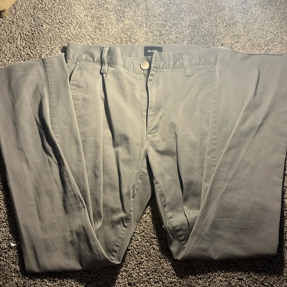 RVCA chino style khaki pants